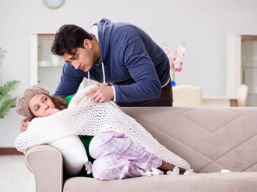 marido pode abandonar a esposa doente